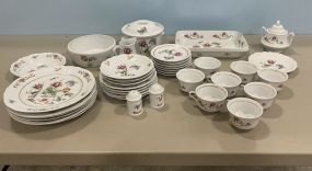 Berry Dinnerware China Set marked Creation L. Lourioux France