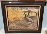 Framed Geese Print