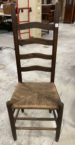 Primitive Style Slat Back Side Chair
