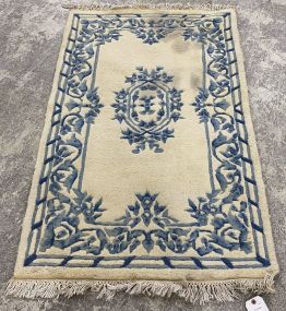 Chinese High Pile Small Rug 3' x 4'8