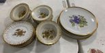 Group of Assorted China Plates, Saucers, and Set of Bowls
