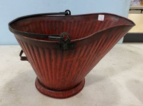 Modern Metal Wood Fireplace Bucket