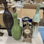 Decorative Pottery Vases and Candle Sticks
