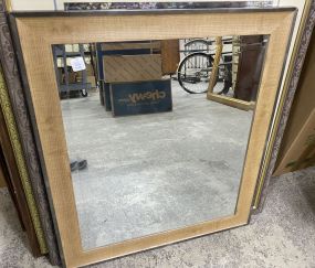 Modern Framed Beveled Mirror