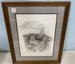 R. Ballard Signed Drawing