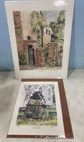 Governor Holmes House and Bell of St. Mark by Cynara Prints