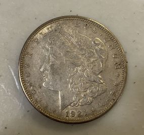 1921-D Morgan Silver Dollar