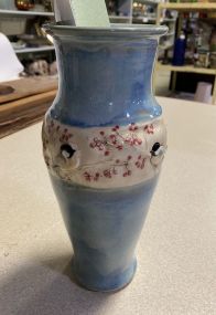 Rouletted Pottery Vase by Jen Stein