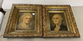 George and Martha Washington Framed Prints