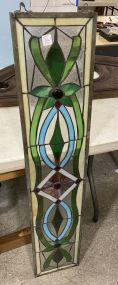 Rectangle Stained Glass Window Panel