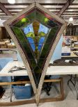 Large Stained Glass Decorative Piece