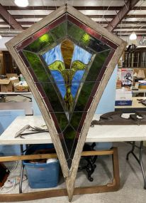 Large Stained Glass Decorative Piece