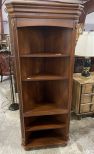 Modern Cherry Corner Cabinet