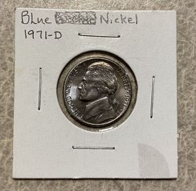 Blue Nickel 1971-D