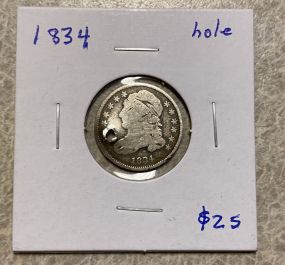 1834 Capped Bust Dime