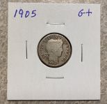 1905 Barber Dime