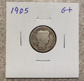 1905 Barber Dime