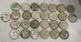 27 Kennedy Half Dollars