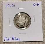 1913 Barber Dime