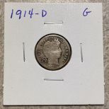 1914-D Barber Dime