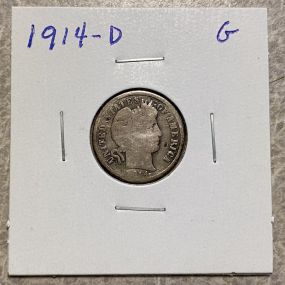 1914-D Barber Dime