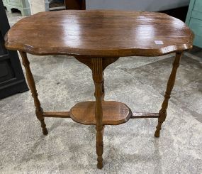 Oak Lamp Table