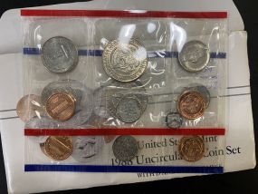 United States Mint 1988 Uncirculated Coin Set