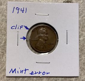 1941 Error Coin Penny