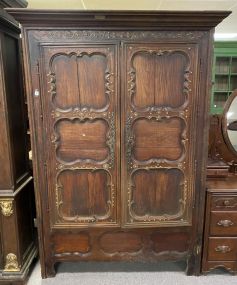 Mid 1800's Double Door Armoire