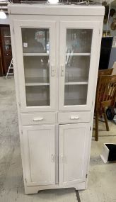 White Painted Kitchen Cabinet