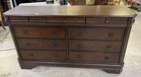 Modern Cherry Double Dresser