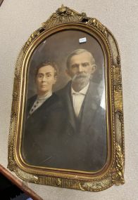 Heirloom Portrait Print of J. E. Haynes and Wife