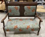 Antique Mahogany Parlor Settee