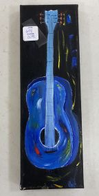 Linda Kirby Painting of Guitar