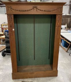 Antique Oak Display Cabinet