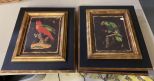 Four Black Framed Bird Prints