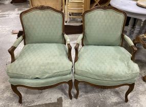 Pair of French Style Arm Chairs