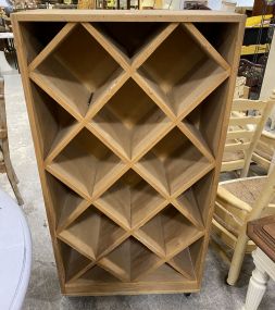 Hand Crafted Wine Rack Cabinet