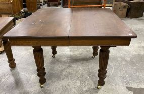 Antique Oak Square Kitchen Table