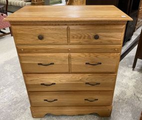 Oakwood Furniture Co. Oak Chest of Drawers