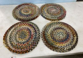 Four Small Round Hook Place Mats