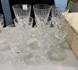 8 Gorham Crystal Stemware