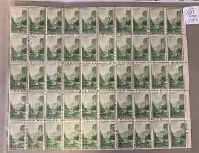 Sheet of Stamps Yosemite National Park