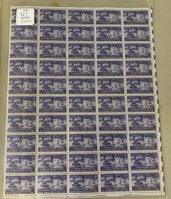 Sheet of Stamps General George S. Patton Jr