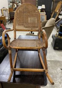 Bentwood Style Caned Rocker