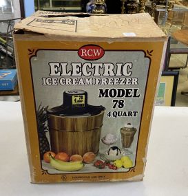 RCW Electric Ice Cream Freezer Model 78