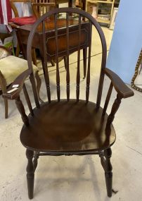 Primitive Style Windsor Arm Chair