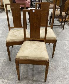 Three Antique French Style Side Chairs