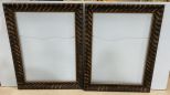 Two Large Decorative Picture Frames