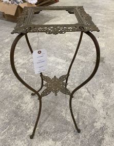 Ornate Metal Lamp Stand